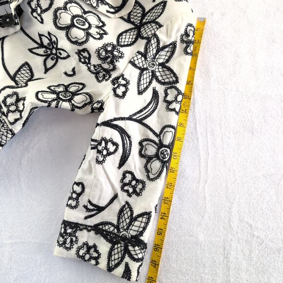 Draper's & Damon's Linen Blend Whimsy Coastal Blazer Women's 10 - Picture 11 of 11